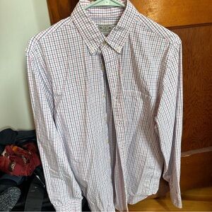 J. Crew Red and Blue Checkered Button Down Shirt
